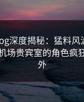 糖心vlog深度揭秘：猛料风波背后，网红在机场贵宾室的角色疯狂令人意外